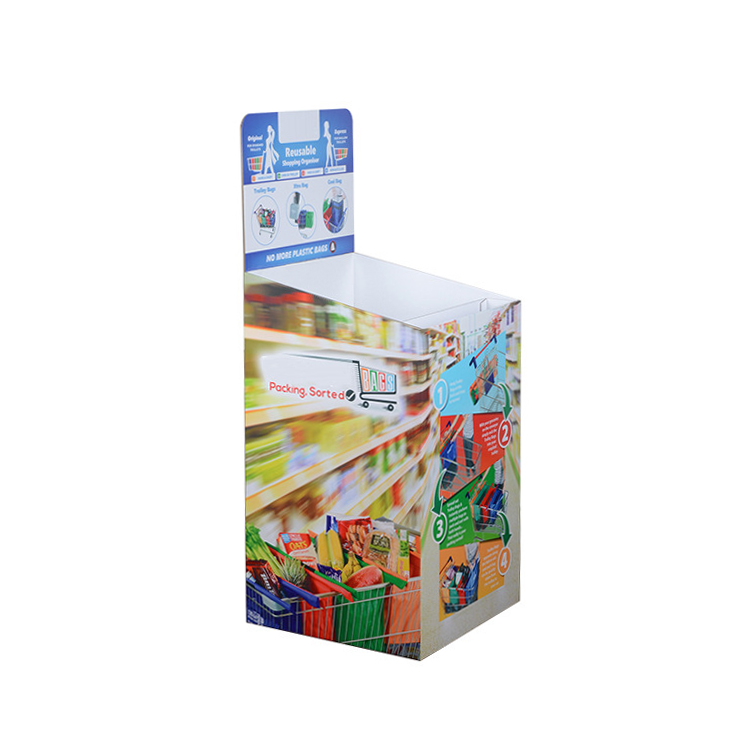  Shenzhen Wholesales Custom Corrugated Cardboard Pallet Display Stand For Supermarket Promotion  