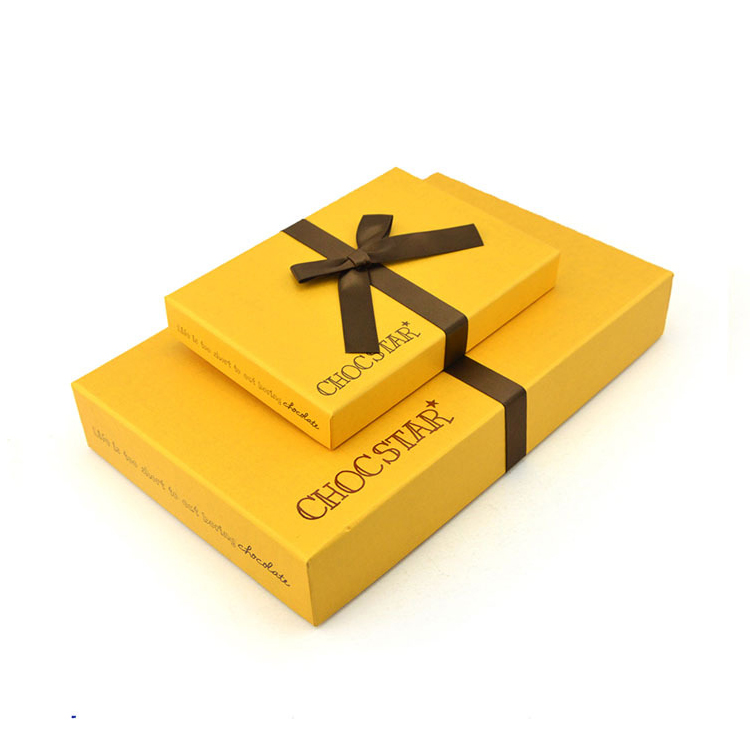  Shenzhen Manufacture Customized Handmade Rigid Paper Cardboard Gift Packaging Box For Chocolate  
