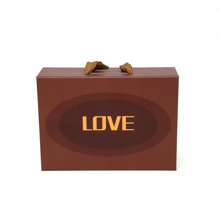 Wholesales Custom Printing Luxury Folding Magnetic Closure Hair Wig Extension Packaging Box With Ribbon  