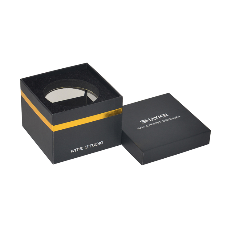 High Quality Customized Luxury Soft Touch Paper Lid and Base Gift Box For Essence Candles with Foam Holder  