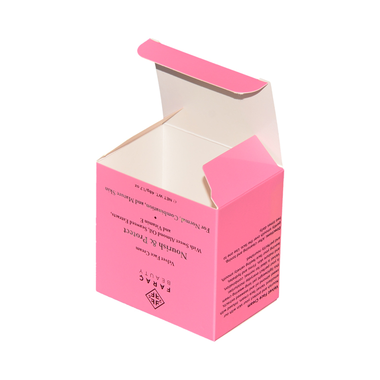 Shenzhen Cheapest Custom Printed Folding Cartons for Cosmetic with Holographic Logo and Glossy Lamination  