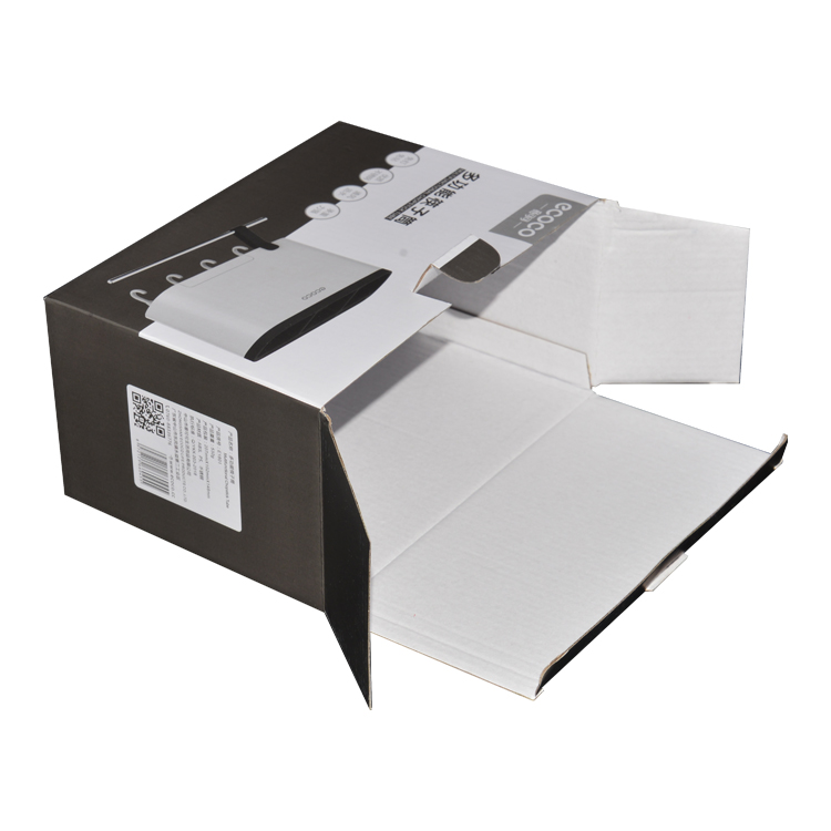  Shenzhen Factory Custom Printed Plain White E Flute Corrugated Paper Packaging Boxes Carton   