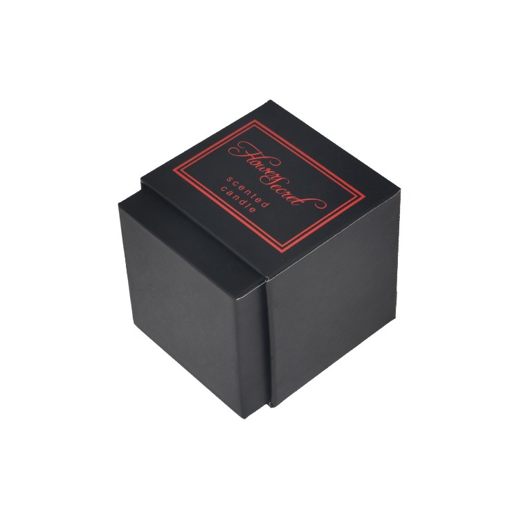  Candle Packaging Wholesale Custom Black Cardboard Paper Packaging Gift Gift Boxes For Candles  