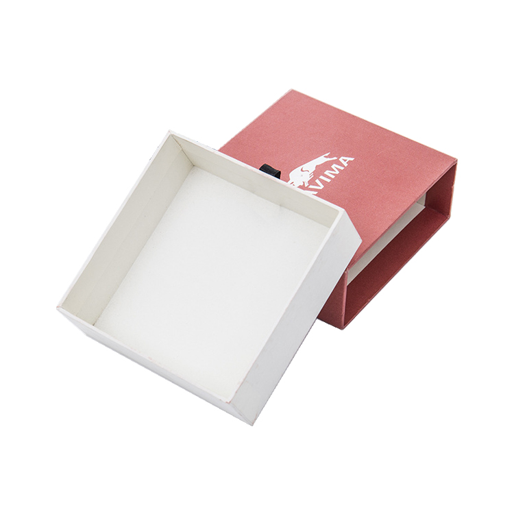 Slide Open Design Custom Printing Drawer Fancy Paper Packaging Bracelet Gift Box for Jewelry  