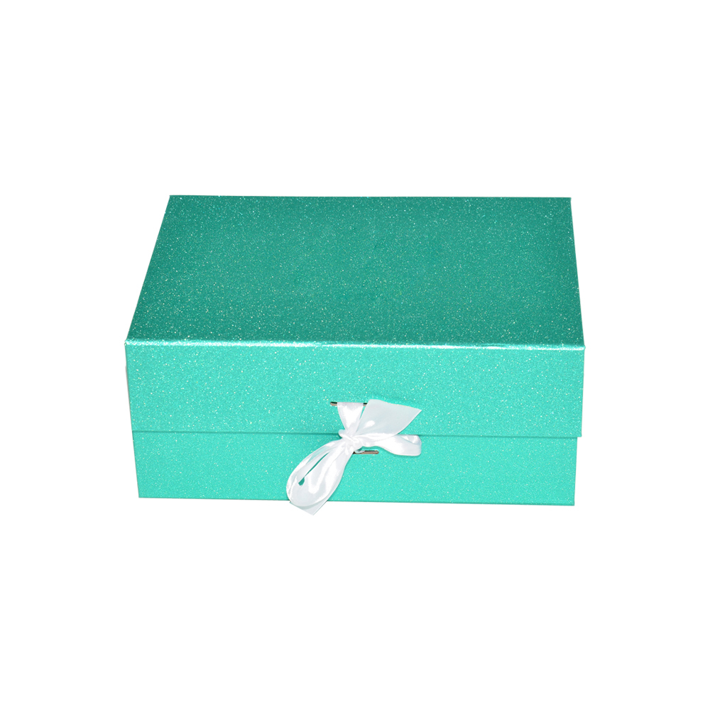 Wholesale Customized Small Cube Foldable Collapsible Magnetic Gift Boxes with Changeable Ribbon