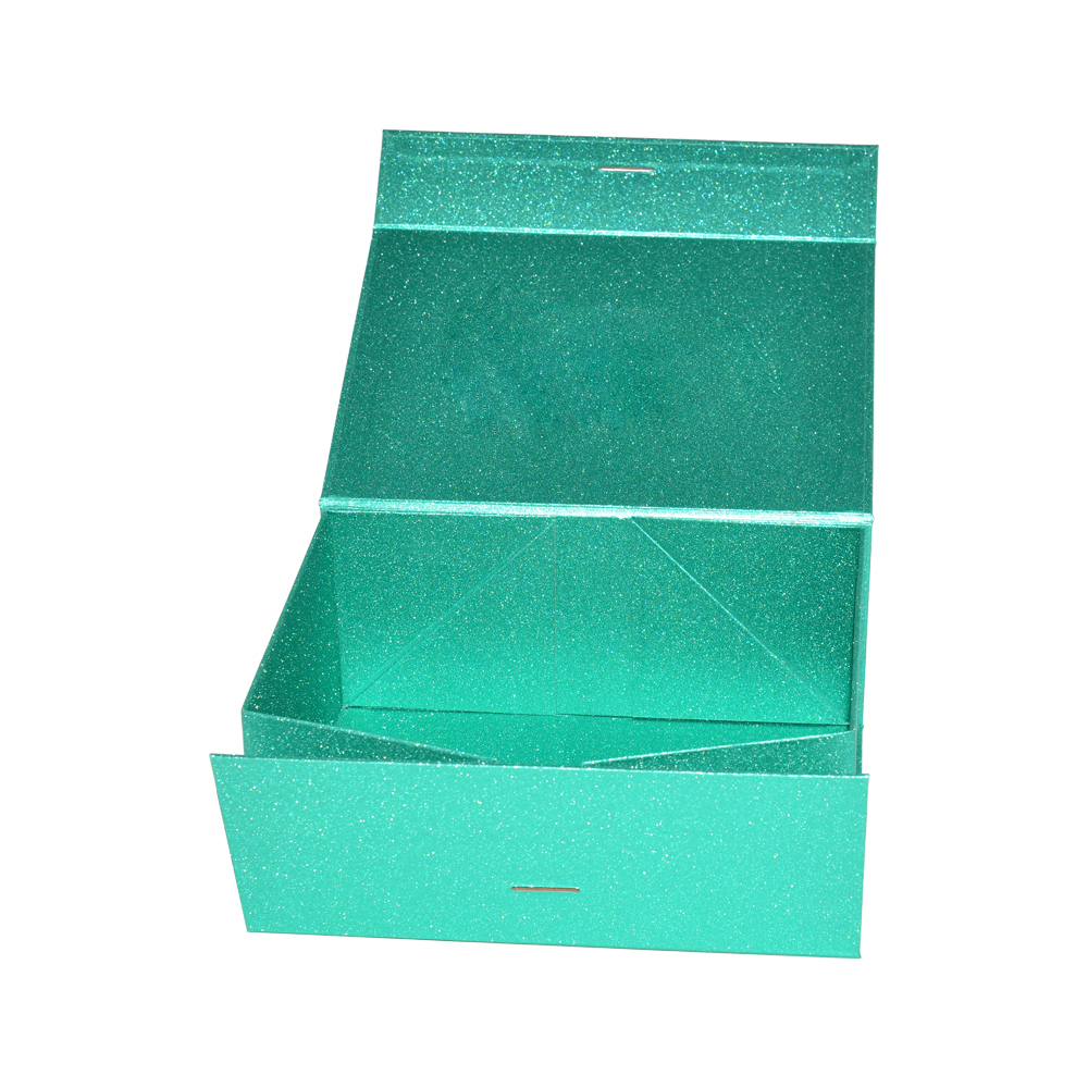 Wholesale Customized Small Cube Foldable Collapsible Magnetic Gift Boxes with Changeable Ribbon  