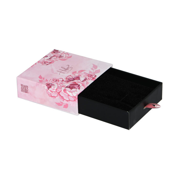 Eco-Friendly Cardboard Paper Sliding Drawer Gift Box for Jewelry Packaging with Custom Printing