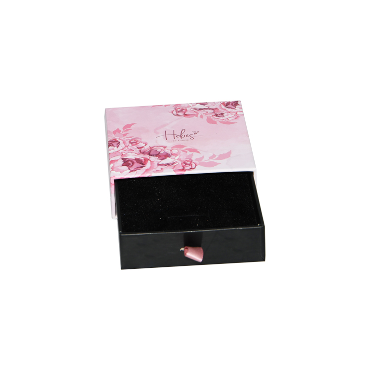 Eco-Friendly Cardboard Paper Sliding Drawer Gift Box for Jewelry Packaging with Custom Printing  