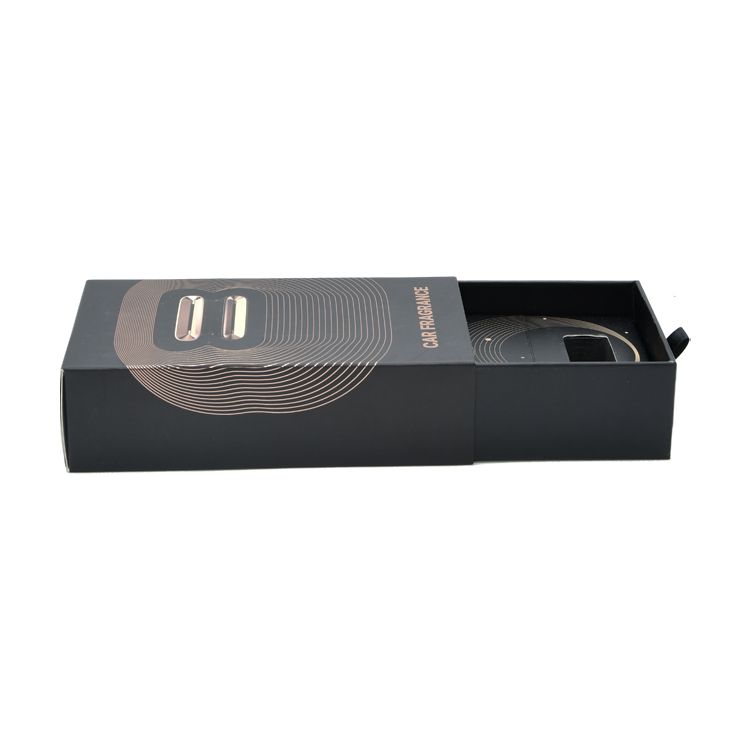  Cardboard Sleeve Drawer Box for Fragrance Packaging with Hot Foil Stamping Patterns & Cardboard Holder  