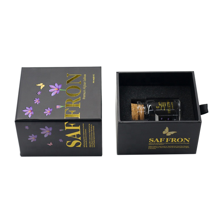  Creative Perfume Packaging Ideas Custom Cardboard Sliding Out Drawer Gift Box for 50ml Bottle Packaging  