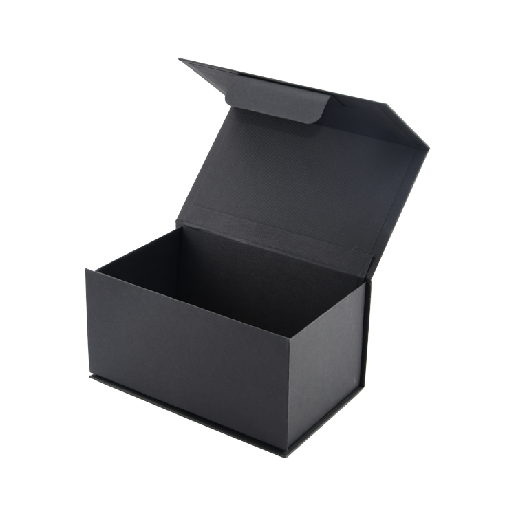 Textured Paper Magnetic Closure Lid Storage Gift Box for Yves Saint Laurent with Glod Hot Foil Stamping Logo  