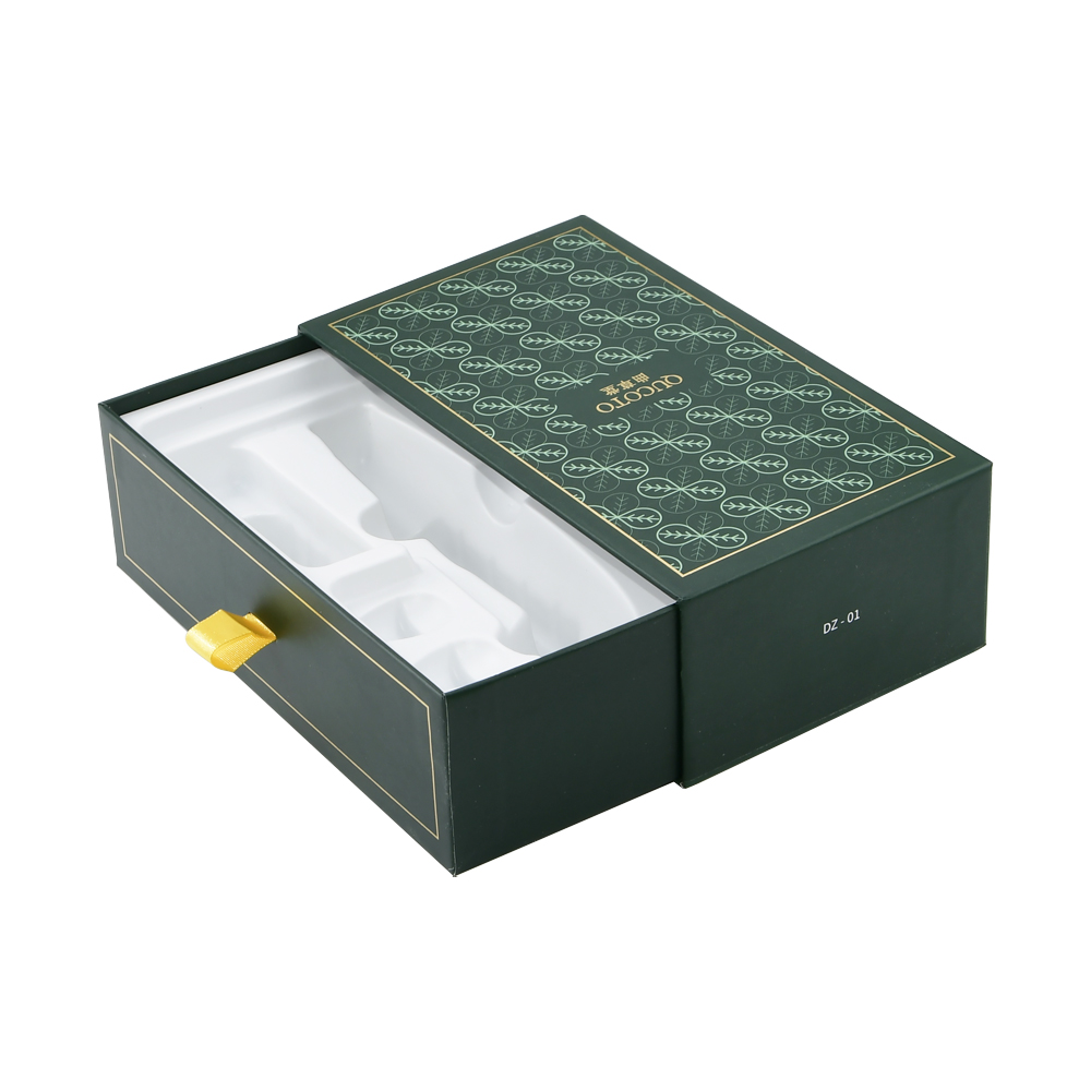  Custom Sliding Drawer Rigid Packaging Boxes for Beauty Device Packaging with Plastic Holder  