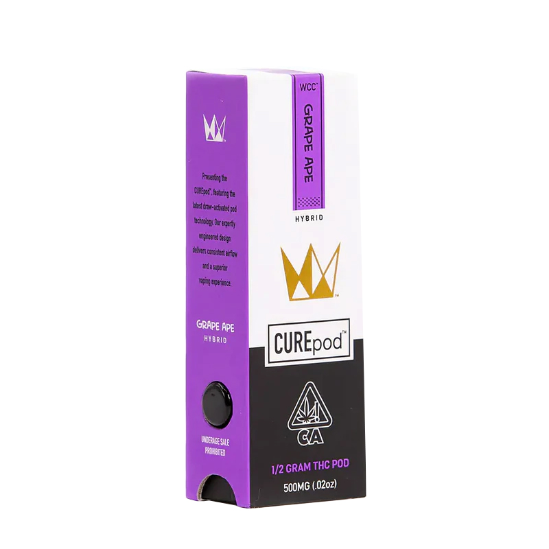 Inexpensive Child Proof Resistant Slide Cardboard Box for THC Pods Cartridge Packaging with EVA Holder