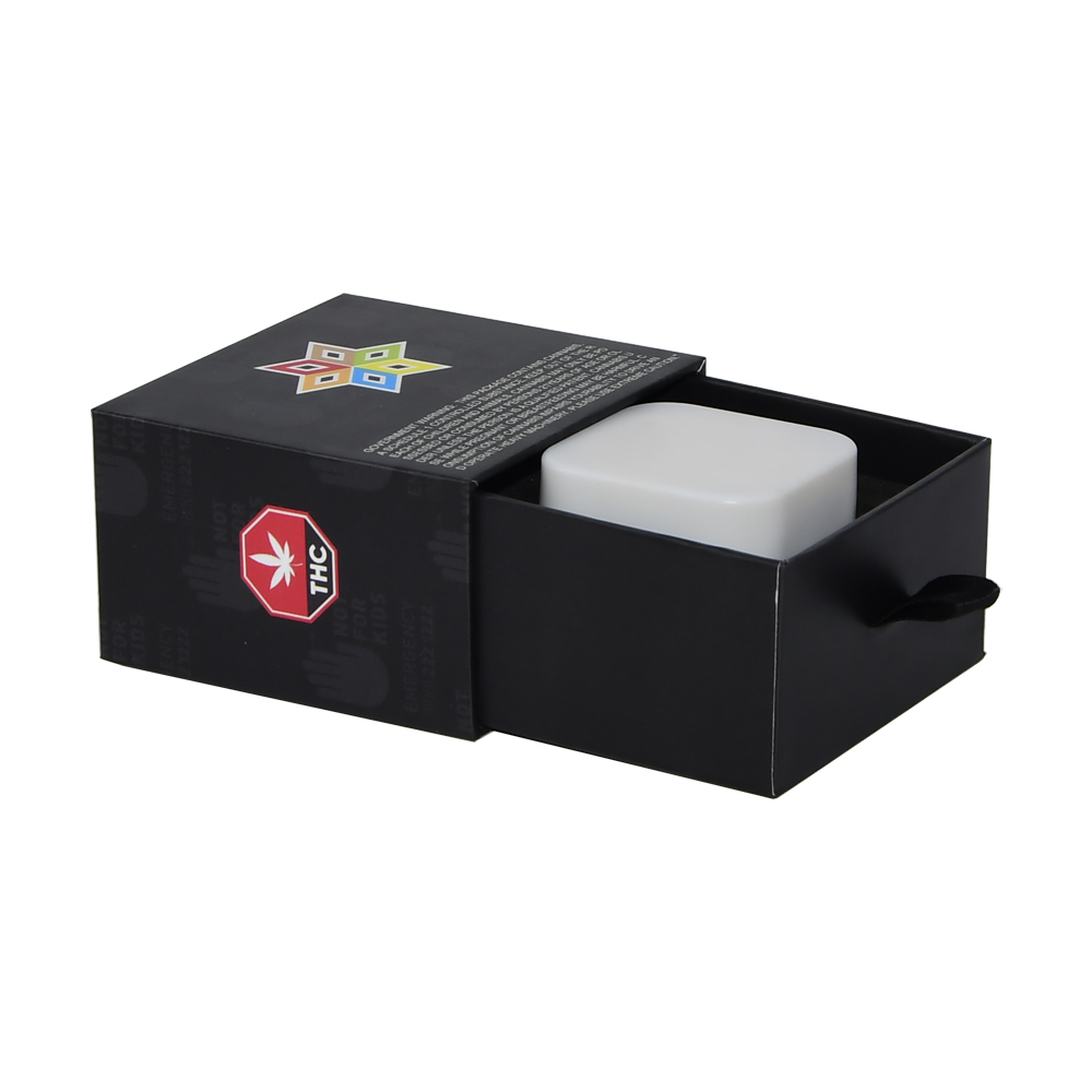 Custom Dab Containers Magnetic Box For Square Concentrate Jars